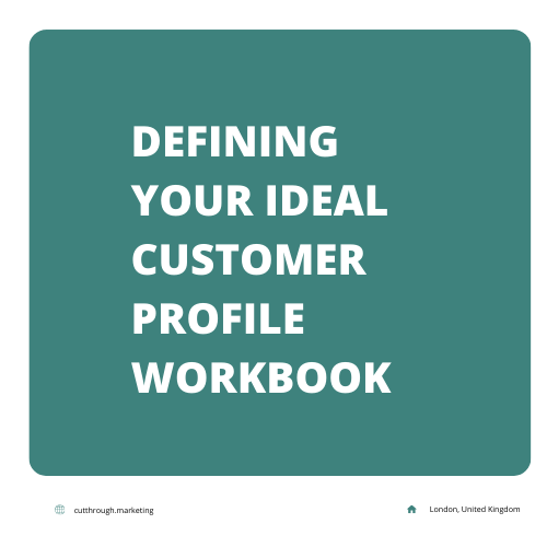 Product icon for Defining you Ideal Customer Profile Workbook